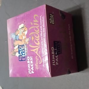 DISNEY ALADDIN  Factory Sealed Box with Trading Cards lowest-priced on the net